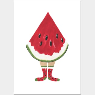 Watermelon Socks Posters and Art